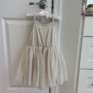 Elegant Cream Tulle Play Dress